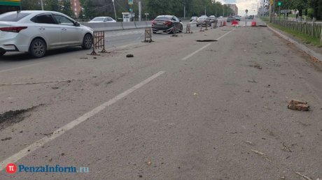 Проспект Победы не восстановили к запланированному сроку