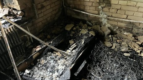 Названа причина ночного пожара на улице Мира