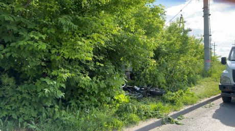 В Пензе на улице Ладожской погиб 18-летний питбайкер
