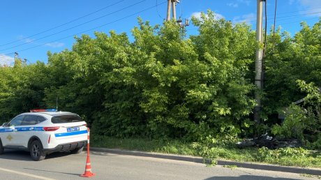 В Пензе на улице Ладожской погиб 18-летний питбайкер