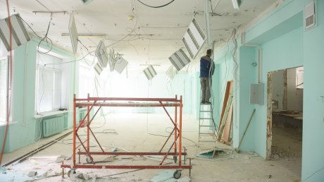 В Заречном идет капитальный ремонт в технологическом институте