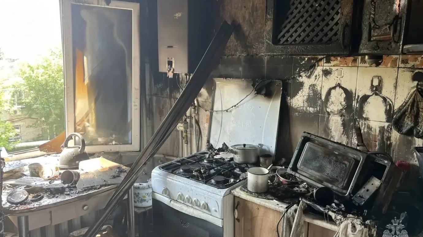 В Пензе при пожаре на улице Касаткина погибла пенсионерка