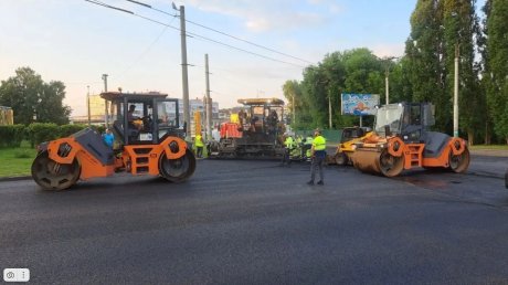 В Пензе завершается ремонт дороги на улице 8 Марта