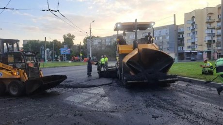 В Пензе завершается ремонт дороги на улице 8 Марта