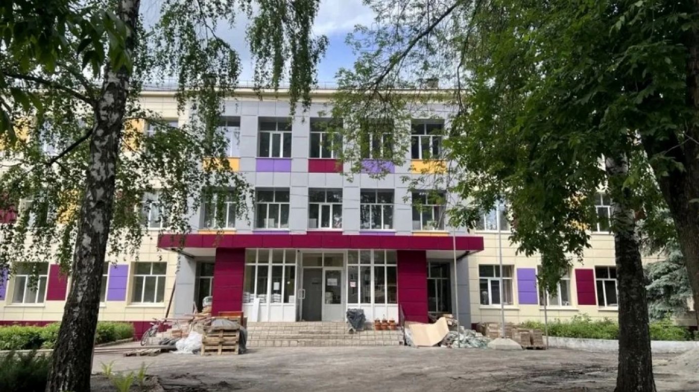 Капитальный ремонт школы в Сердобске подходит к концу