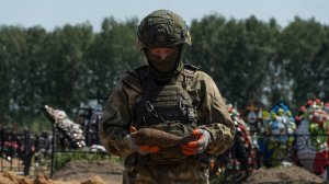 На Восточном кладбище снова нашли артиллерийский снаряд