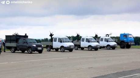 В регионе провели первый строевой смотр мобильных огневых групп