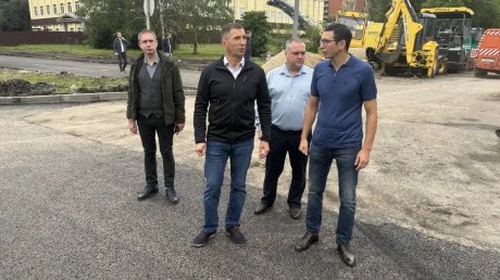 Ремонт дороги на проспекте Победы должны закончить за выходные