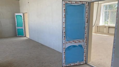 Капремонт школы в Башмаковском районе выполнили на 75%