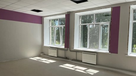 Ремонт школы в селе Голицыно выполнен на 80%