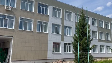 Первый этап капремонта школы в Богословке почти завершен