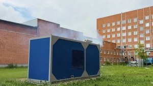 На территории больницы № 6 установили 2 дизель-генератора