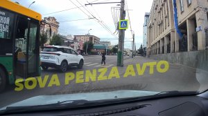 На ул. Кирова автобус № 149 врезался в машину - видео момента ДТП