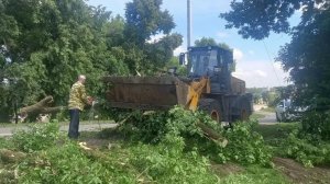 В Нижнем Ломове почти половине населения вернули свет после урагана