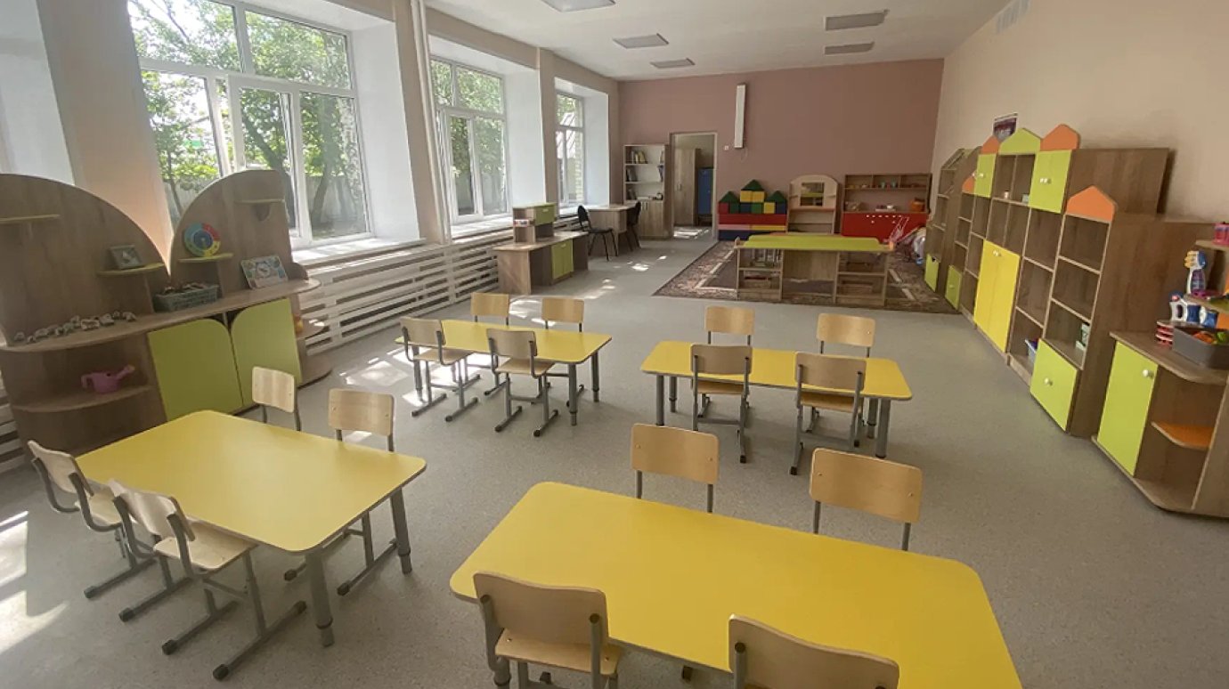 Ремонт детсада в селе Неверкино завершили раньше срока