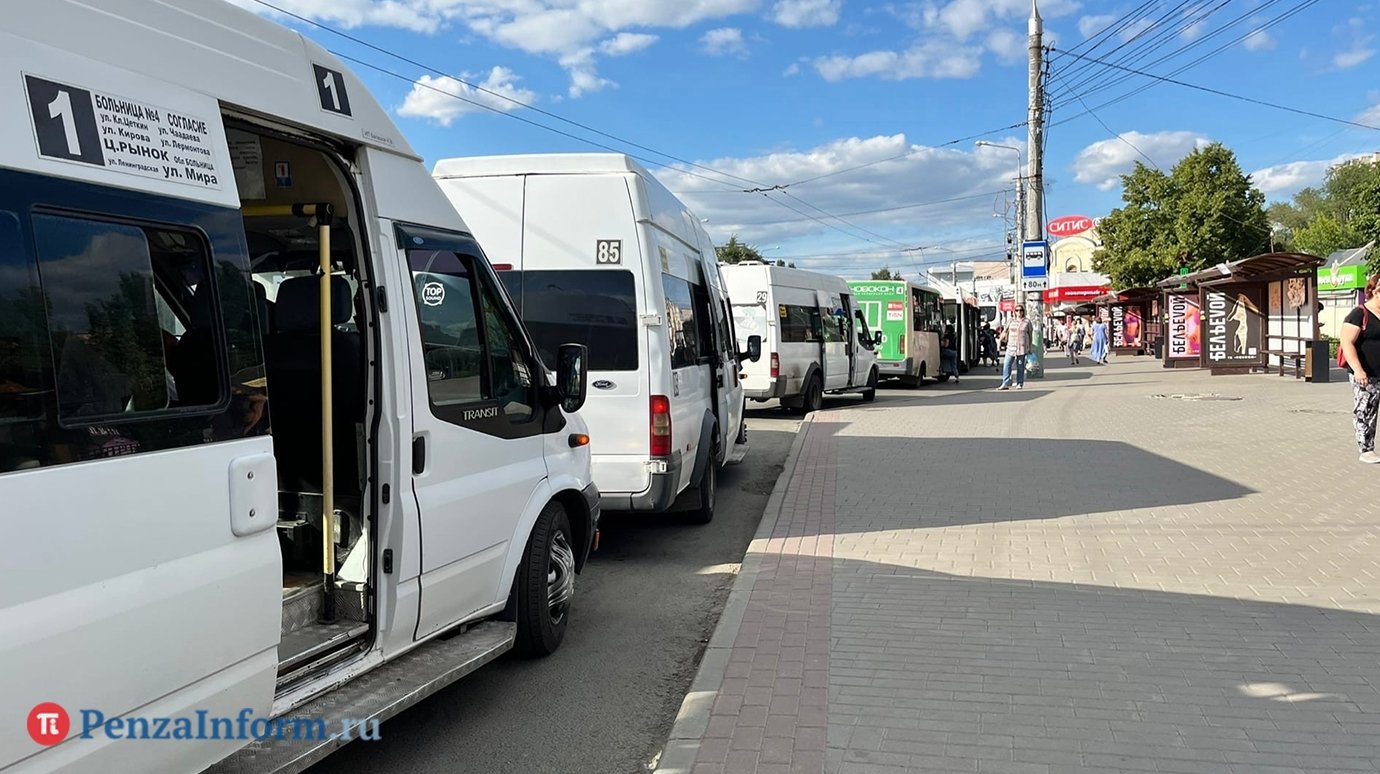 В Пензе продлили схему движения маршруток № 1