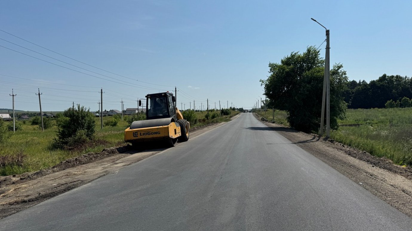 Под Пензой ремонтируют 3 участка дороги на Кондоль