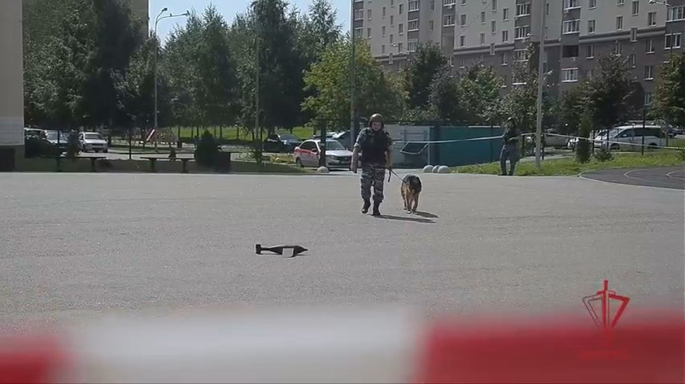 В Пензе отработали падение БПЛА на территорию школы