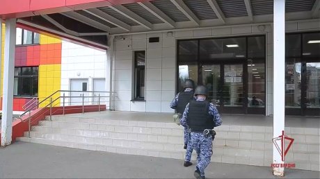 В Пензе отработали падение БПЛА на территорию школы