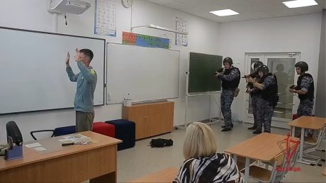 В Пензе отработали падение БПЛА на территорию школы