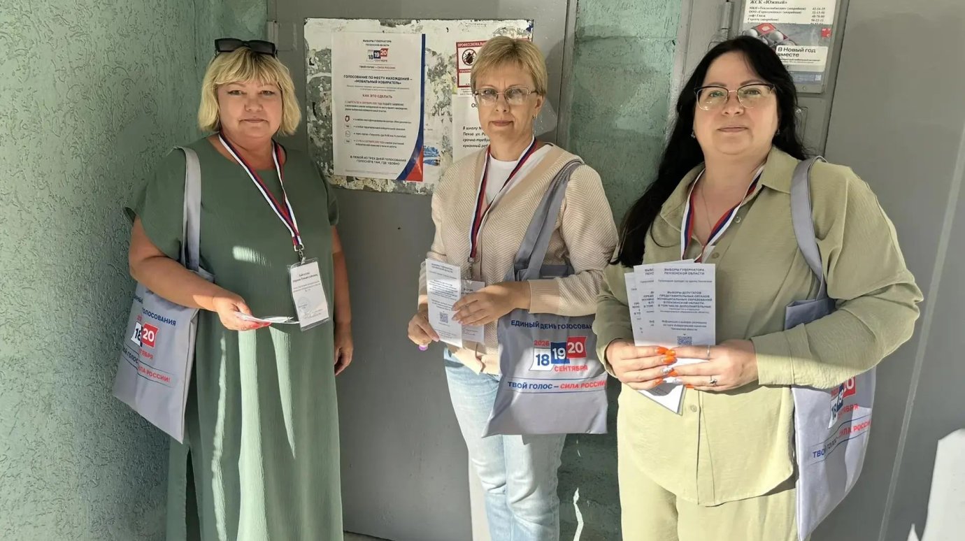 Обходчики расскажут пензенцам о предстоящих выборах
