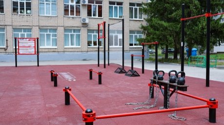 Создание площадки ГТО в Заречном почти завершено