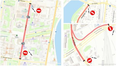 12 сентября в центре Пензы перекроют несколько улиц