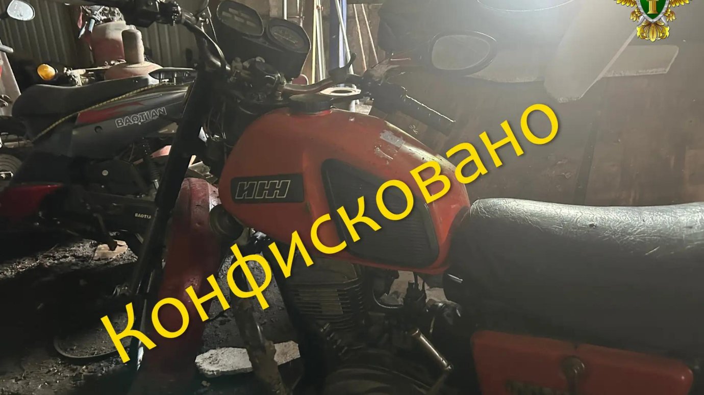 Нижнеломовец на мотоцикле попытался уйти полем от полиции