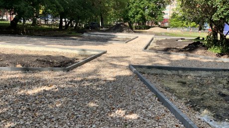В Кузнецке активно работают над созданием променада в центре города