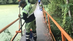 В Пензе обновили пешеходные мосты на Маяке и в Заводском районе