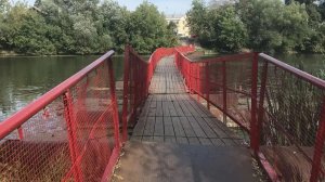Ведущий на Пески понтонный мост открыли после ремонта
