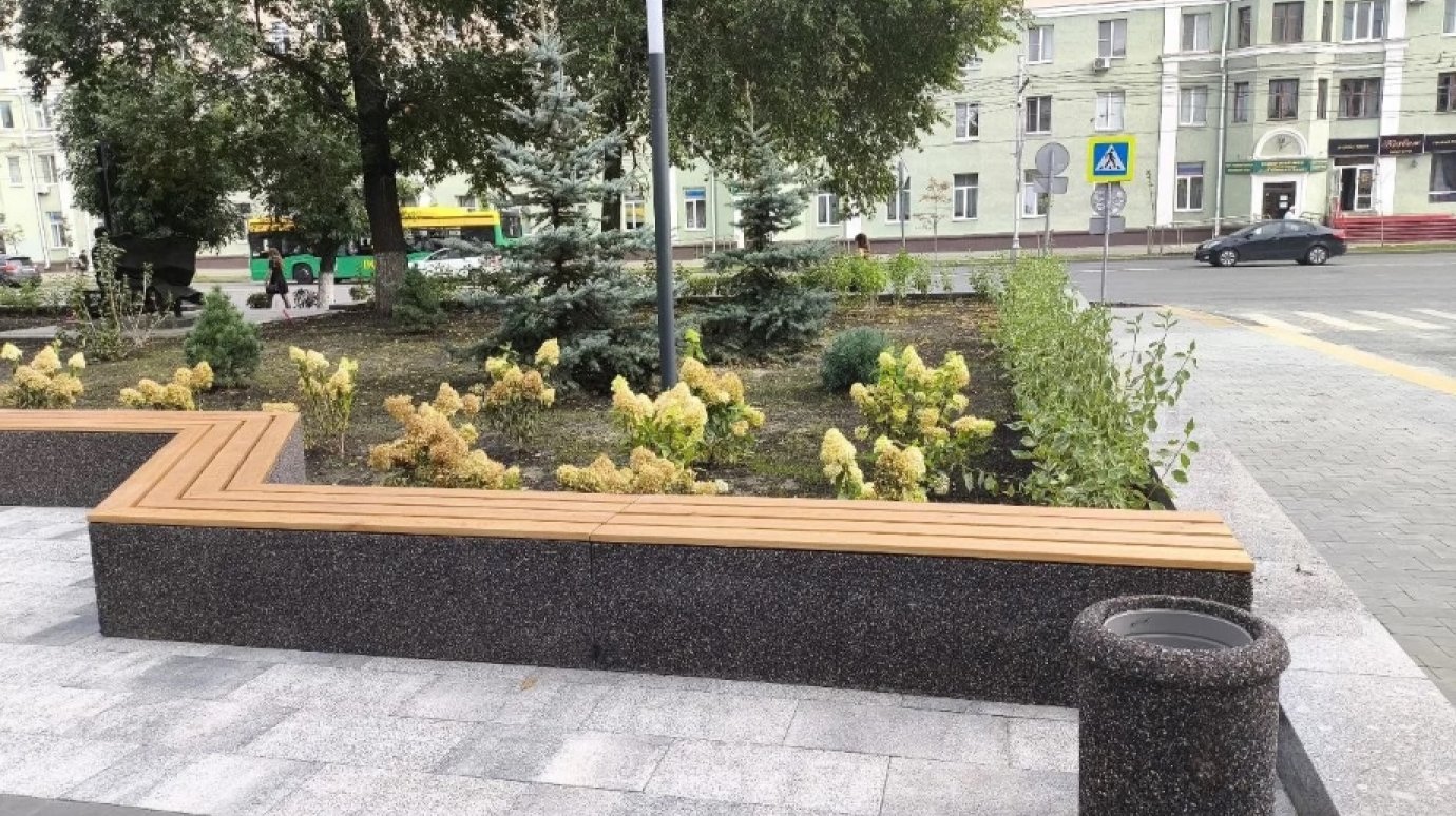 В Пензе благоустроили сквер у памятника А. П. Баталину