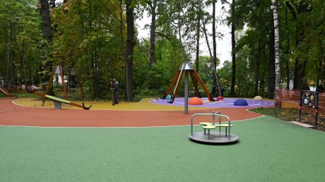 Благоустройство парка Белинского завершится к концу сентября