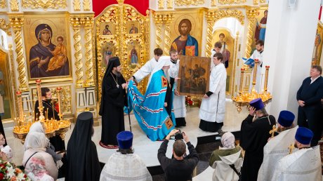 В «Лугометрии» освятили храм преподобного Вениамина Печерского