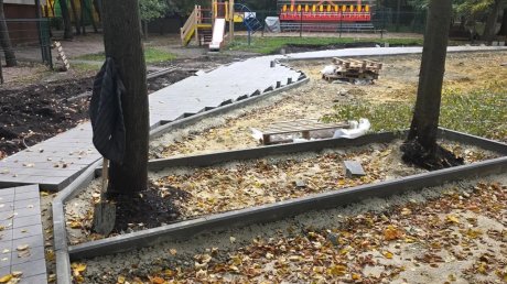 В Кузнецке продолжается благоустройство скверов и площадей