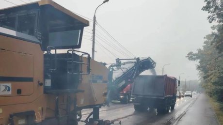 В Пензе начали фрезеровать дорогу на Зеленодольской