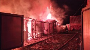 В Городищенском районе потушили ночной пожар в с. Архангельском