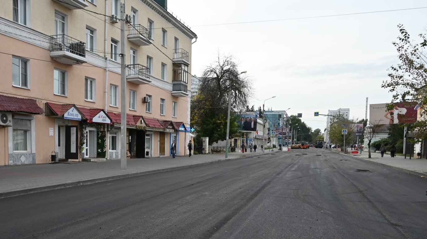 Ремонт улицы Бакунина в Пензе планируют завершить до 11 октября