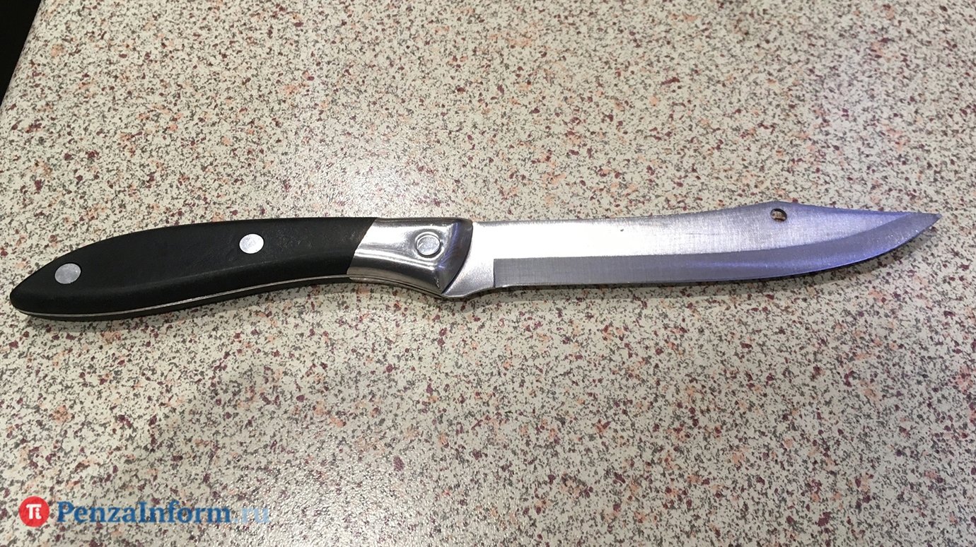 В Кузнецком районе женщина напала на сожителя с ножом