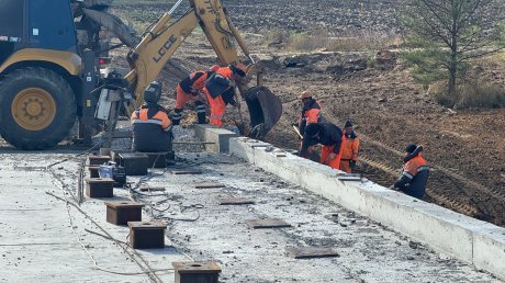 Капремонт моста в Камешкирском районе приближается к концу