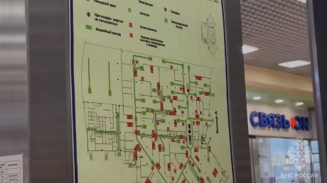 В Пензе в торгово-развлекательном комплексе прошла учебная эвакуация