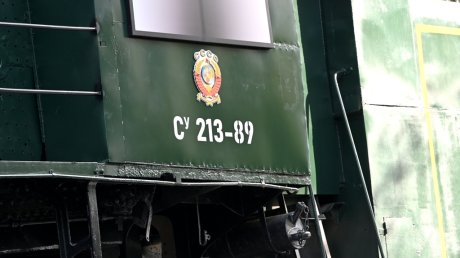 Памятник паровозу на Луначарского открыли после реставрации