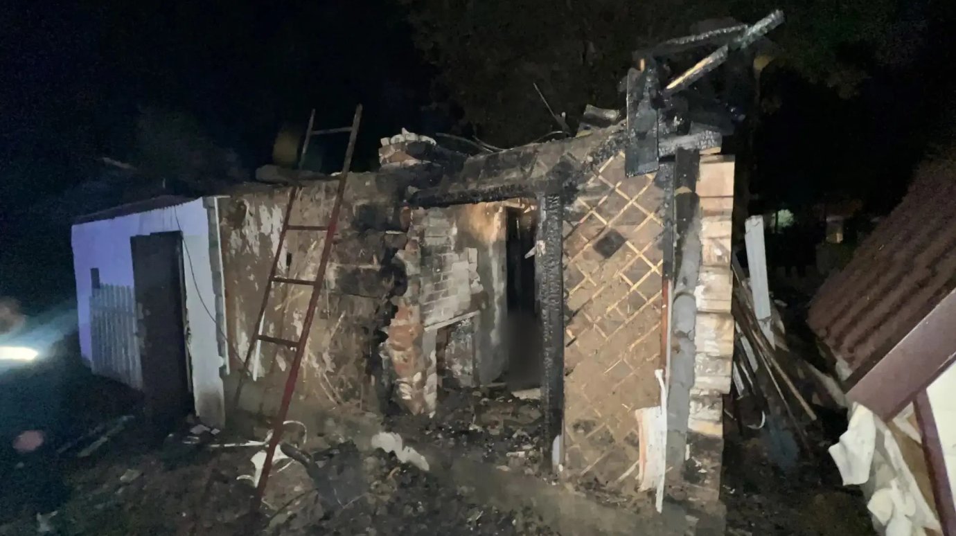 В Бековском районе при пожаре погиб мужчина