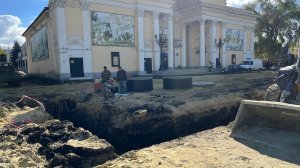В Кузнецке подготовили основание будущего сухого фонтана