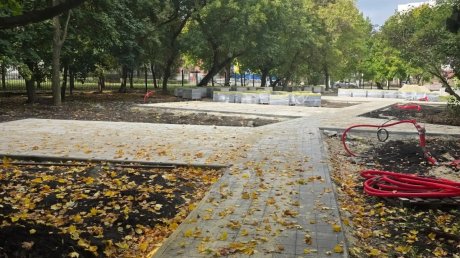 В Кузнецке подготовили основание будущего сухого фонтана