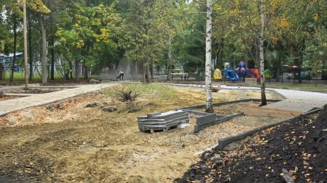В Кузнецке подготовили основание будущего сухого фонтана