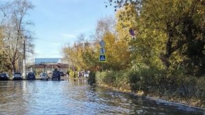 В Заводском районе неожиданно появился водоем