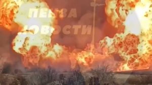 Момент взрыва на газопроводе в Белинском районе попал на видео