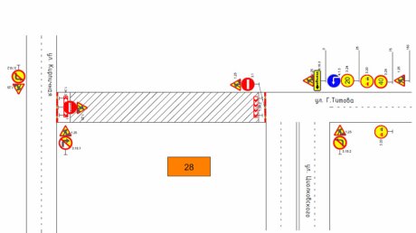 Участок улицы Германа Титова в Пензе закрыли для движения