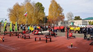 В поселке Лунино открыли общедоступную площадку ГТО